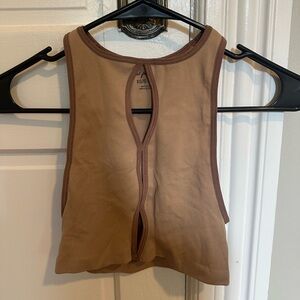 Urban outfitters cut out crop tank